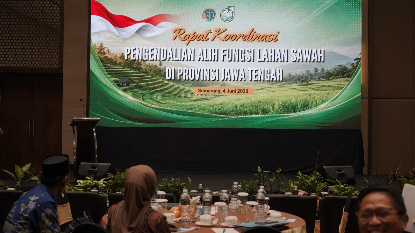 RAPAT KOORDINASI PENGENDALIAN ALIH FUNGSI LAHAN SAWAH PROVINSI JAWA TENGAH