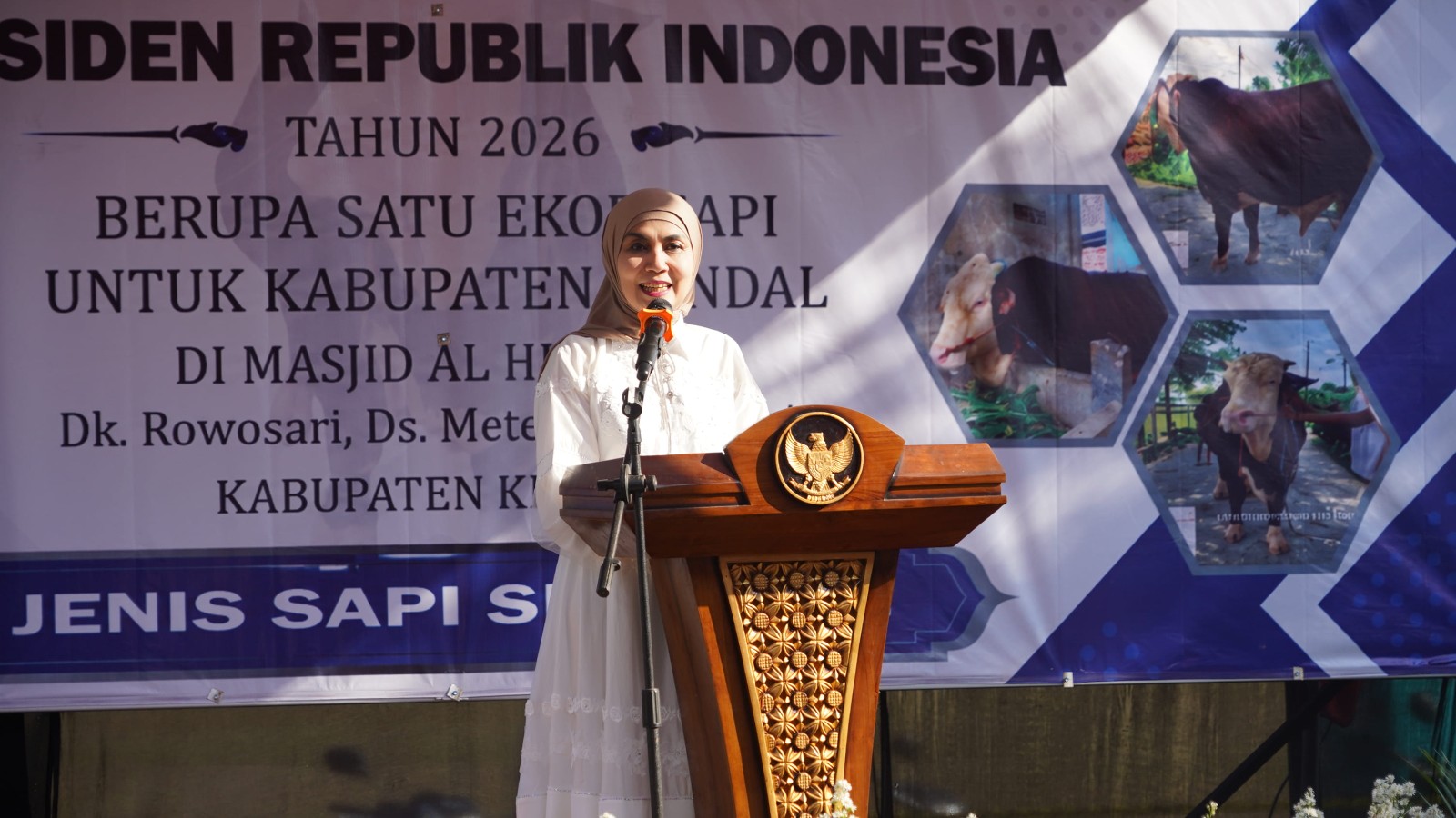 Sholat Idul Adha 1447 H/2026 M dan Penyerahan Hewan Qurban Bantuan Presiden.