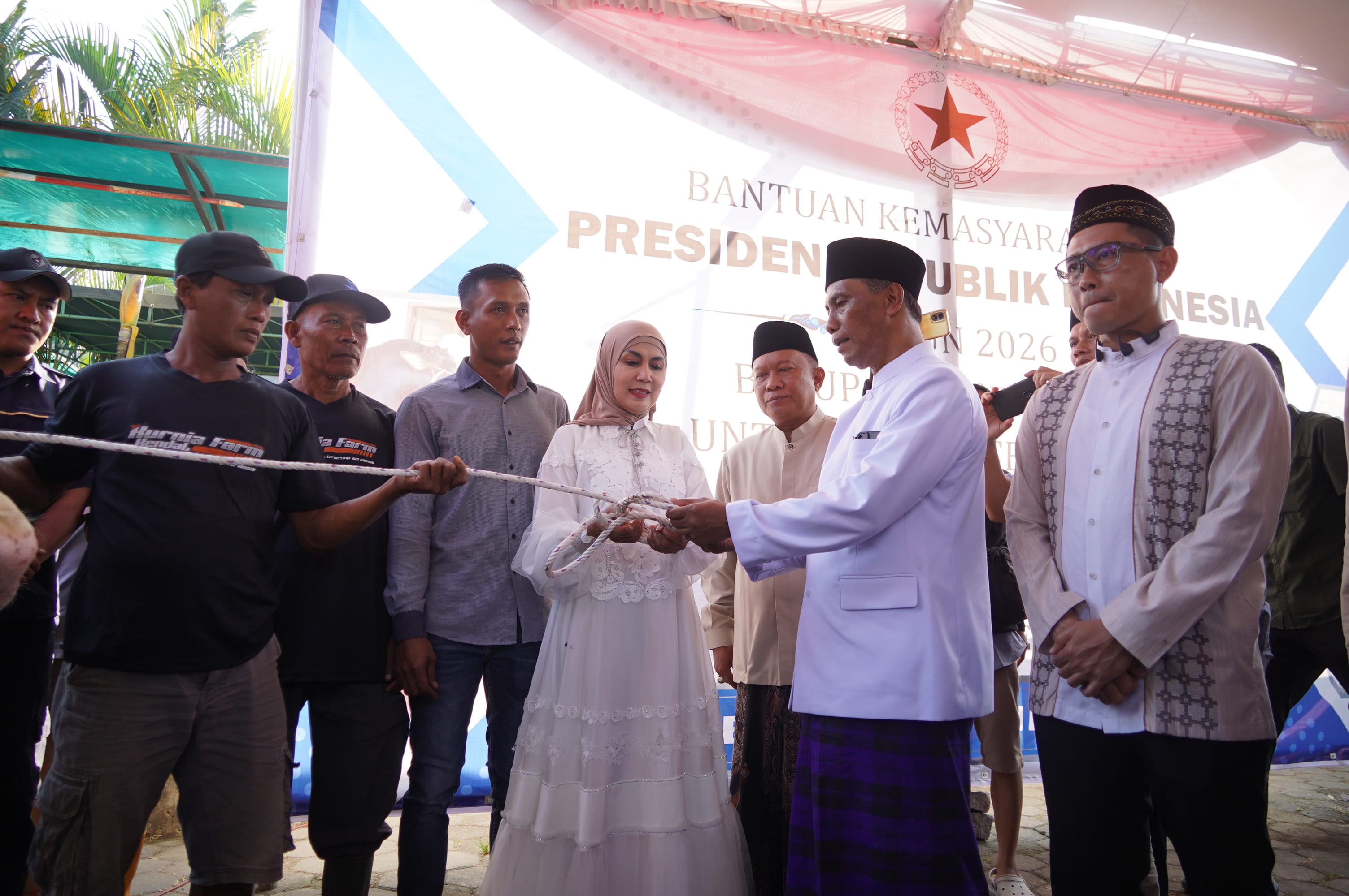 Sholat Idul Adha 1447 H/2026 M dan Penyerahan Hewan Qurban Bantuan Presiden.